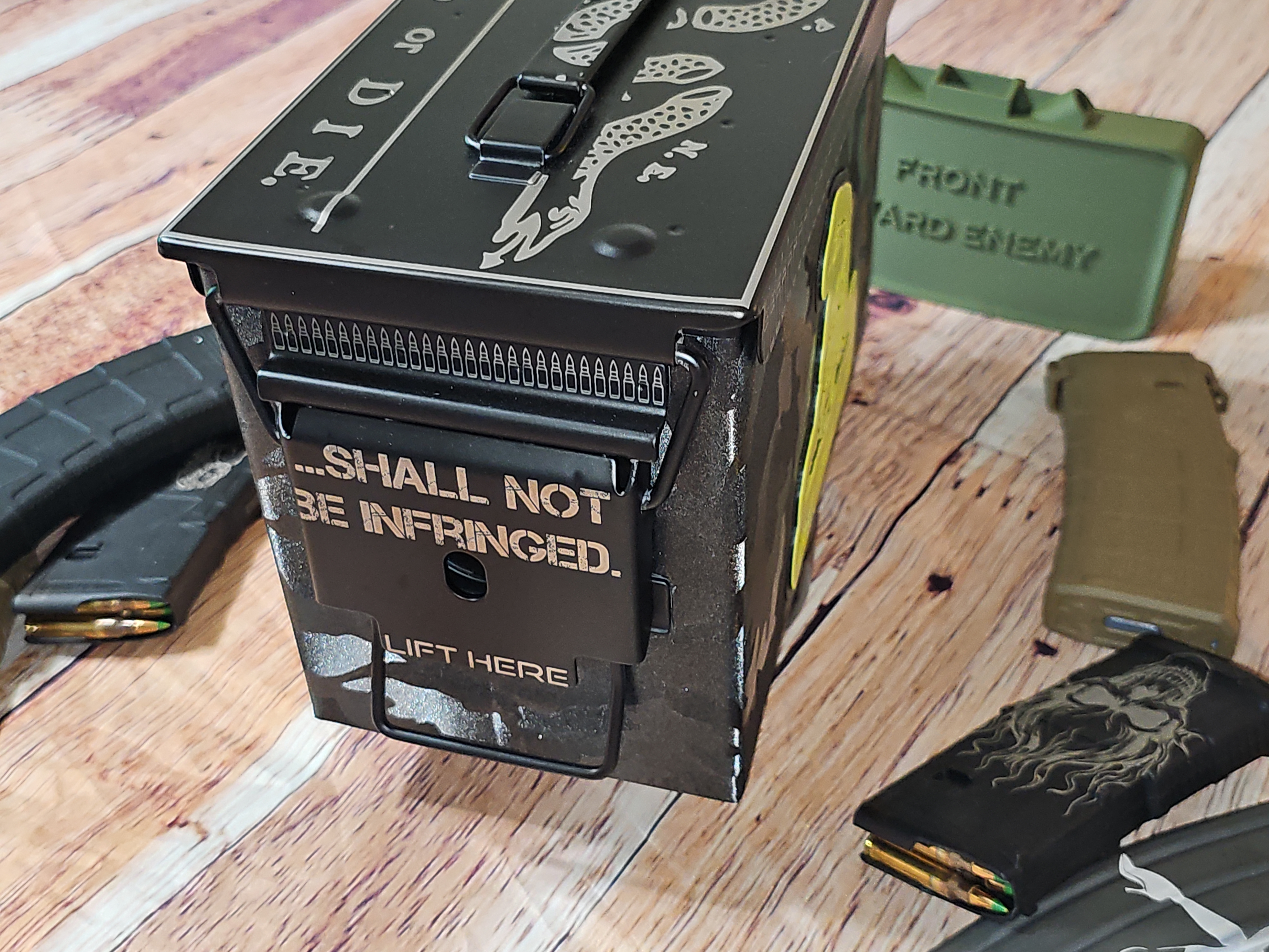 Custom Ammo Can - Laser engraved metal storage